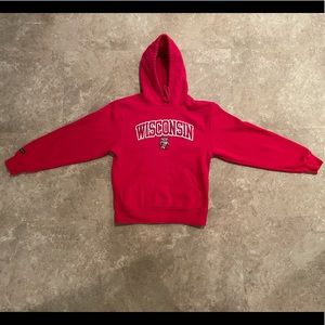 Jansport Wisconsin Badgers Men’s Sweatshirt Hoodie Size XS
